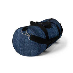 Duffel Bags, Dark Blue Denim Style Bag - purse-at-0105
