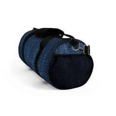 Duffel Bags, Dark Blue Denim Style Bag - purse-at-0105