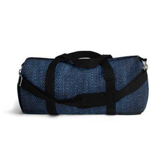 Duffel Bags, Dark Blue Denim Style Bag - purse-at-0105