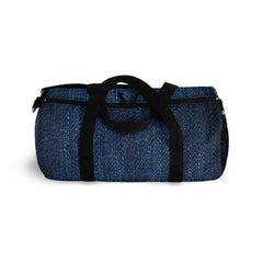 Duffel Bags, Dark Blue Denim Style Bag - purse-at-0105