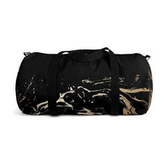 Duffel Bags, Black And Gold Abstract Style Bag - purse-at-0105