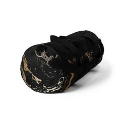 Duffel Bags, Black And Gold Abstract Style Bag - purse-at-0105