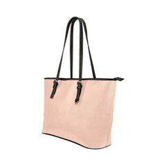 Peach Leather Tote Bag - purse-at-0105
