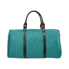 Dark Teal Green, Waterproof Travel Bag - purse-at-0105