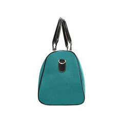 Dark Teal Green, Waterproof Travel Bag - purse-at-0105