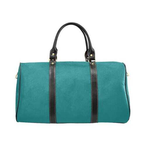 Dark Teal Green, Waterproof Travel Bag - purse-at-0105