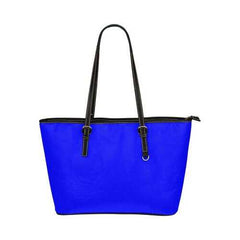 Royal Blue, Leather Tote Bag - purse-at-0105