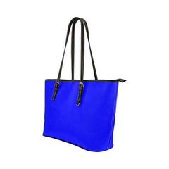 Royal Blue, Leather Tote Bag - purse-at-0105