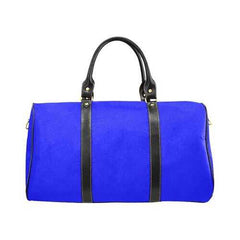 Royal Blue, Black Shoulder Strap New Waterproof Travel Bag - purse-at-0105