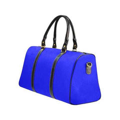Royal Blue, Black Shoulder Strap New Waterproof Travel Bag - purse-at-0105