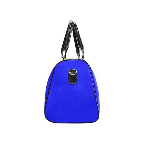 Royal Blue, Black Shoulder Strap New Waterproof Travel Bag - purse-at-0105