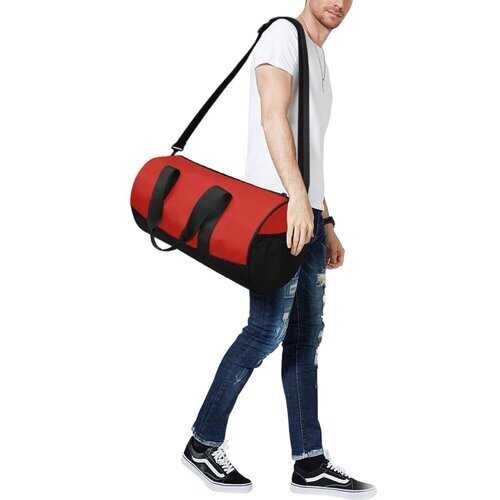 Red, Duffle Bag - purse-at-0105