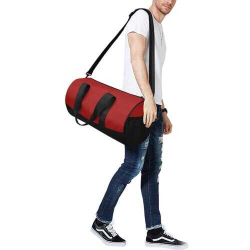 Dark Red, Duffel Bag - purse-at-0105
