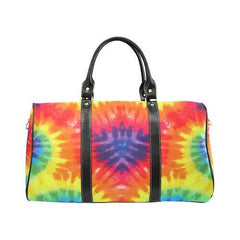 Rainbow Style, Black Top Handle New Waterproof Travel Bag - purse-at-0105