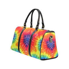 Rainbow Style, Black Top Handle New Waterproof Travel Bag - purse-at-0105