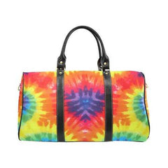 Rainbow Style, Black Top Handle New Waterproof Travel Bag - purse-at-0105