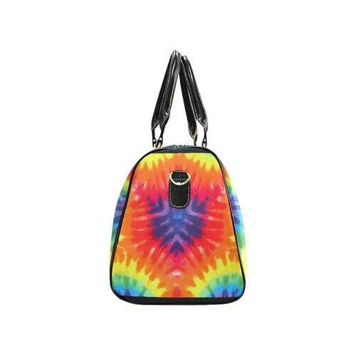 Rainbow Style, Black Top Handle New Waterproof Travel Bag - purse-at-0105