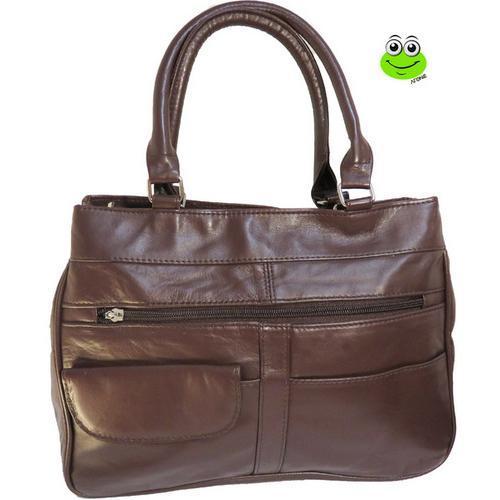 AFONiE Genuine Big bag Luxurious Fashion Soft Leather Shoulder Handbag - purse-at-0105