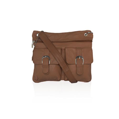 AFONiE Leather Crossbody Bags Casual Messenger Bag - purse-at-0105