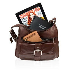 AFONiE The Classic Women Leather Shoulder Bag - purse-at-0105